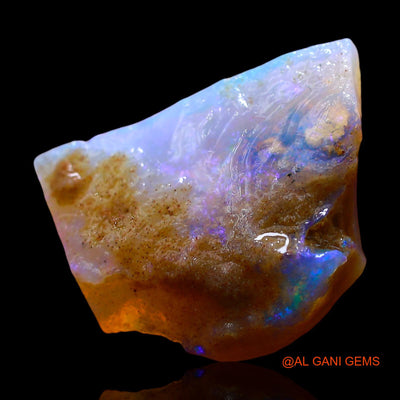 Natural Untreated Fire Opal Loose Gemstone Fancy Rough From Australia 6.00 Cts 18x14x4 mm RD-829