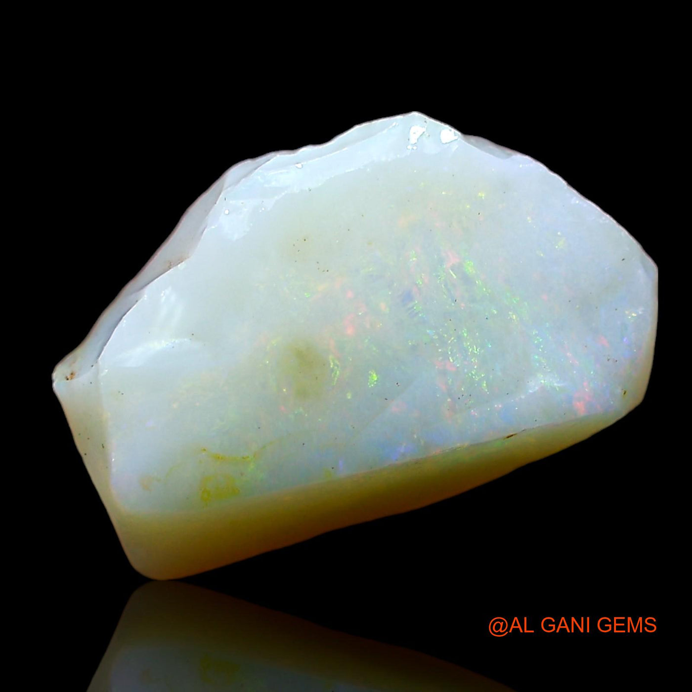 Natural Untreated Fire Opal Loose Gemstone Fancy Rough From Australia 3.00 Cts 13x8x5 mm RD-82