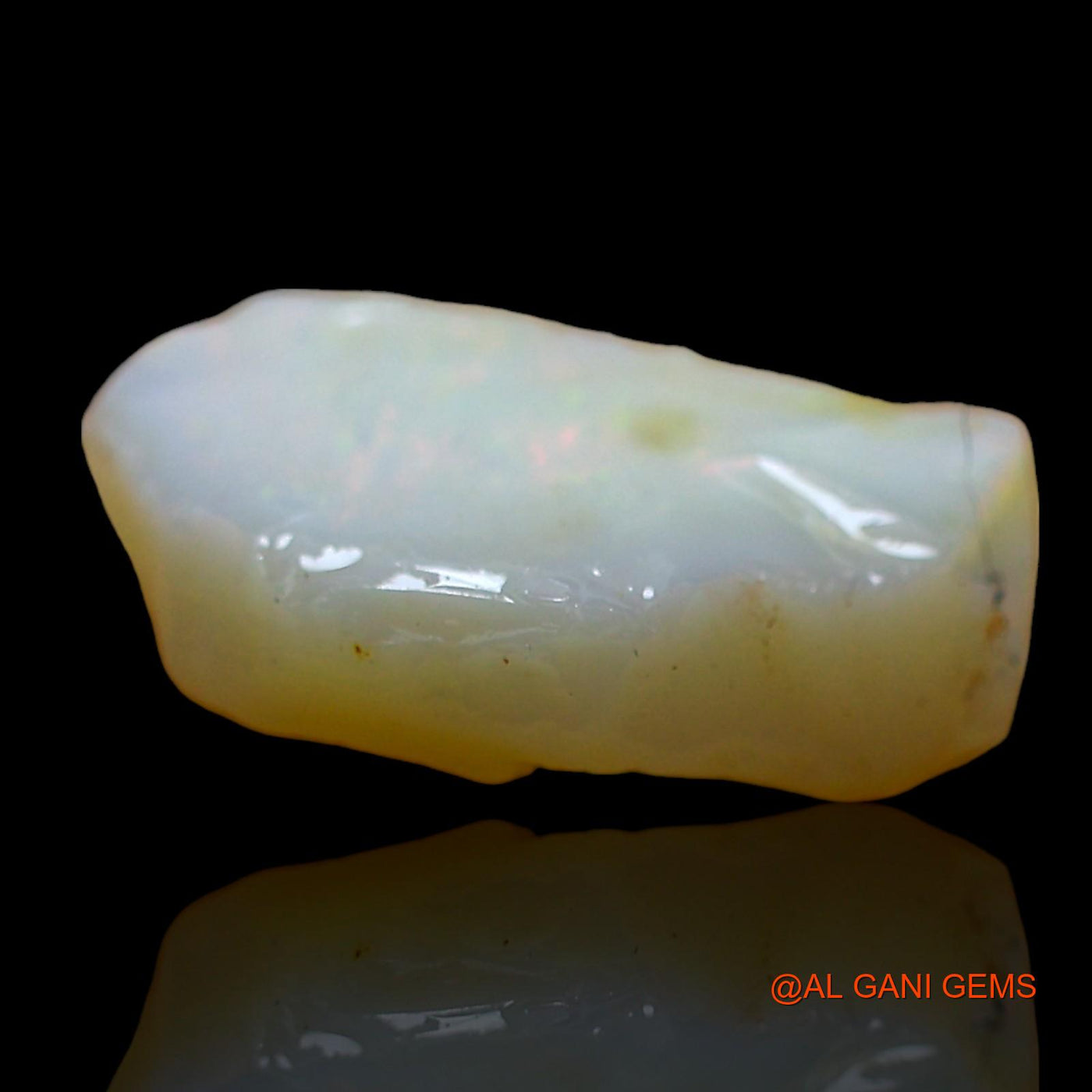 Natural Untreated Fire Opal Loose Gemstone Fancy Rough From Australia 3.00 Cts 13x8x5 mm RD-82