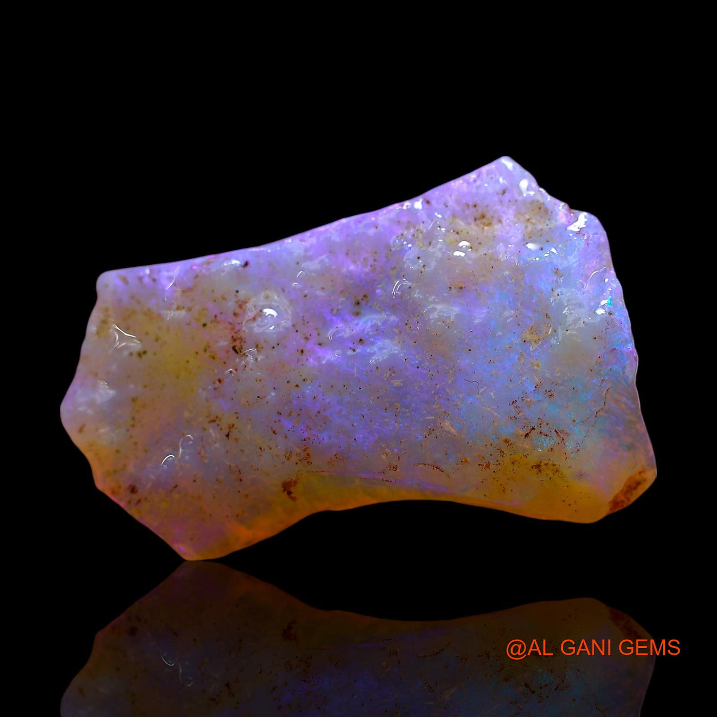 6.00 Cts Unheated Australian Fire Opal Loose Gemstone Fancy Rough Natural 21x14x4 mm RD-832