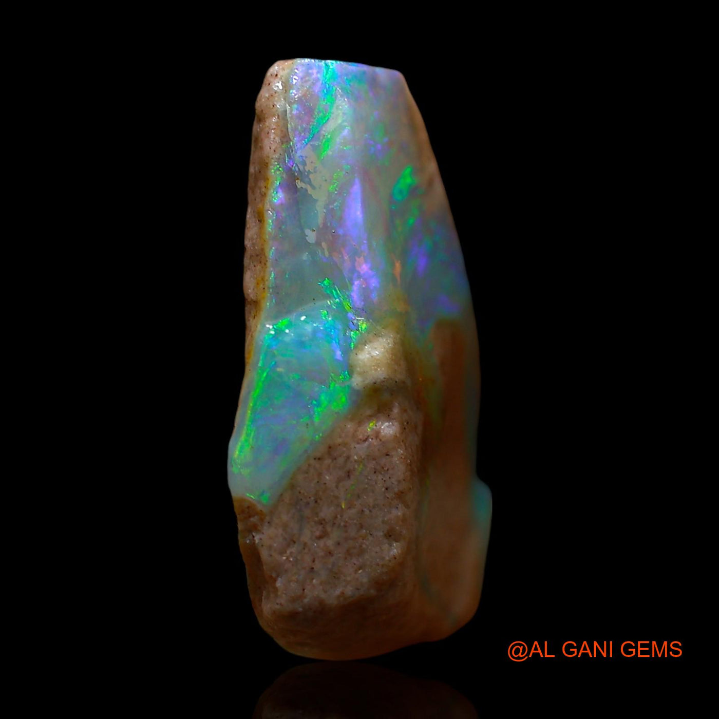 Natural Fire Opal Gemstone 7.00 Cts Loose Fancy Rough From Australia 18x12x5 mm RD-836