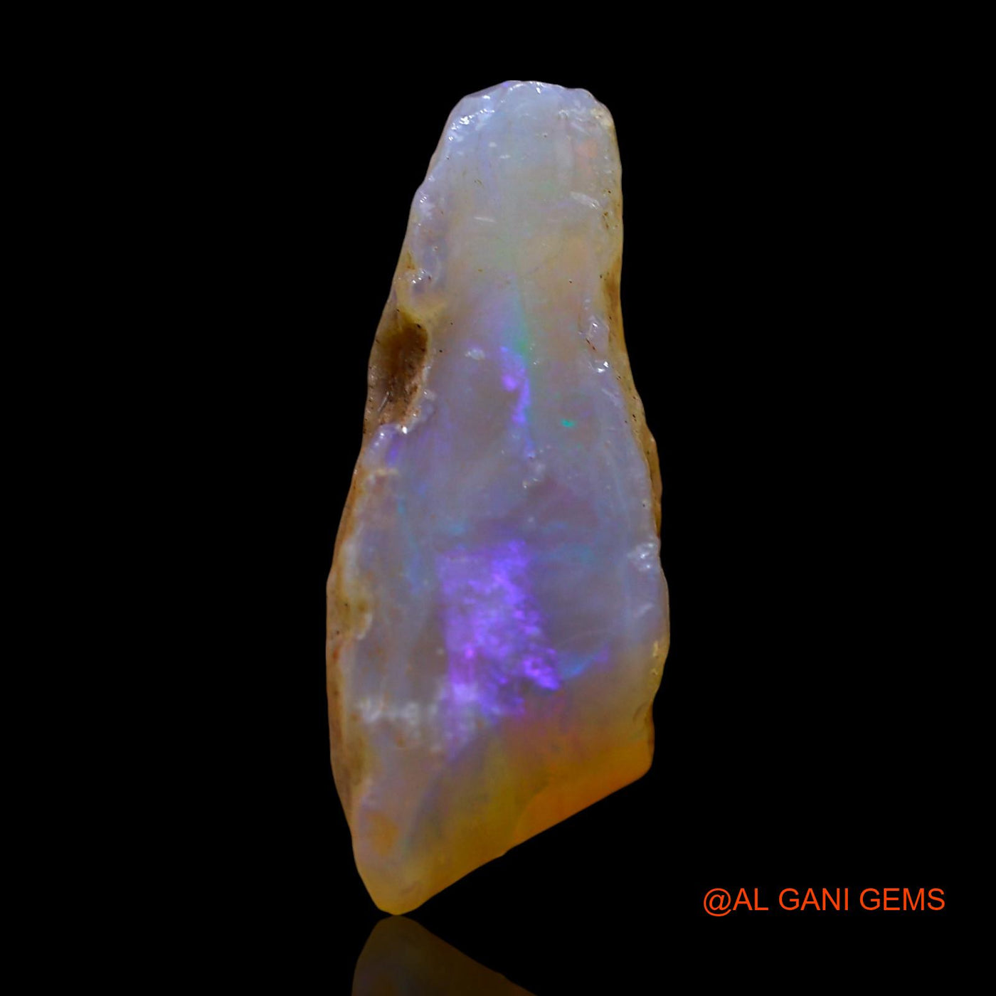 8.00 Cts Natural Australian Fire Opal Loose Gemstone Fancy Rough 21x9x8 mm RD-838