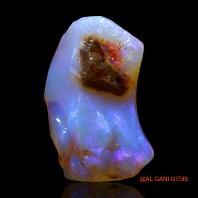 9.00 Cts Natural Australian Fire Opal Loose Gemstone Fancy Rough 18x12x9 mm RD-839