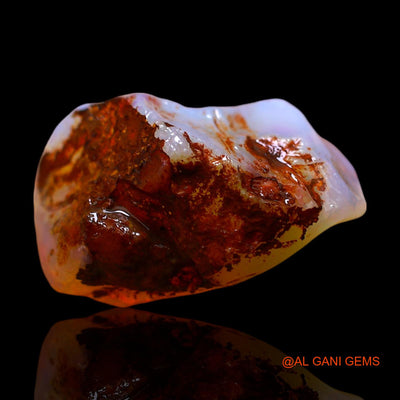 9.00 Cts Natural Australian Fire Opal Loose Gemstone Fancy Rough 18x12x9 mm RD-839