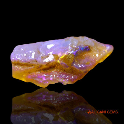 5.00 Cts Natural Australian Fire Opal Loose Gemstone Fancy Rough 20x10x6 mm RD-850