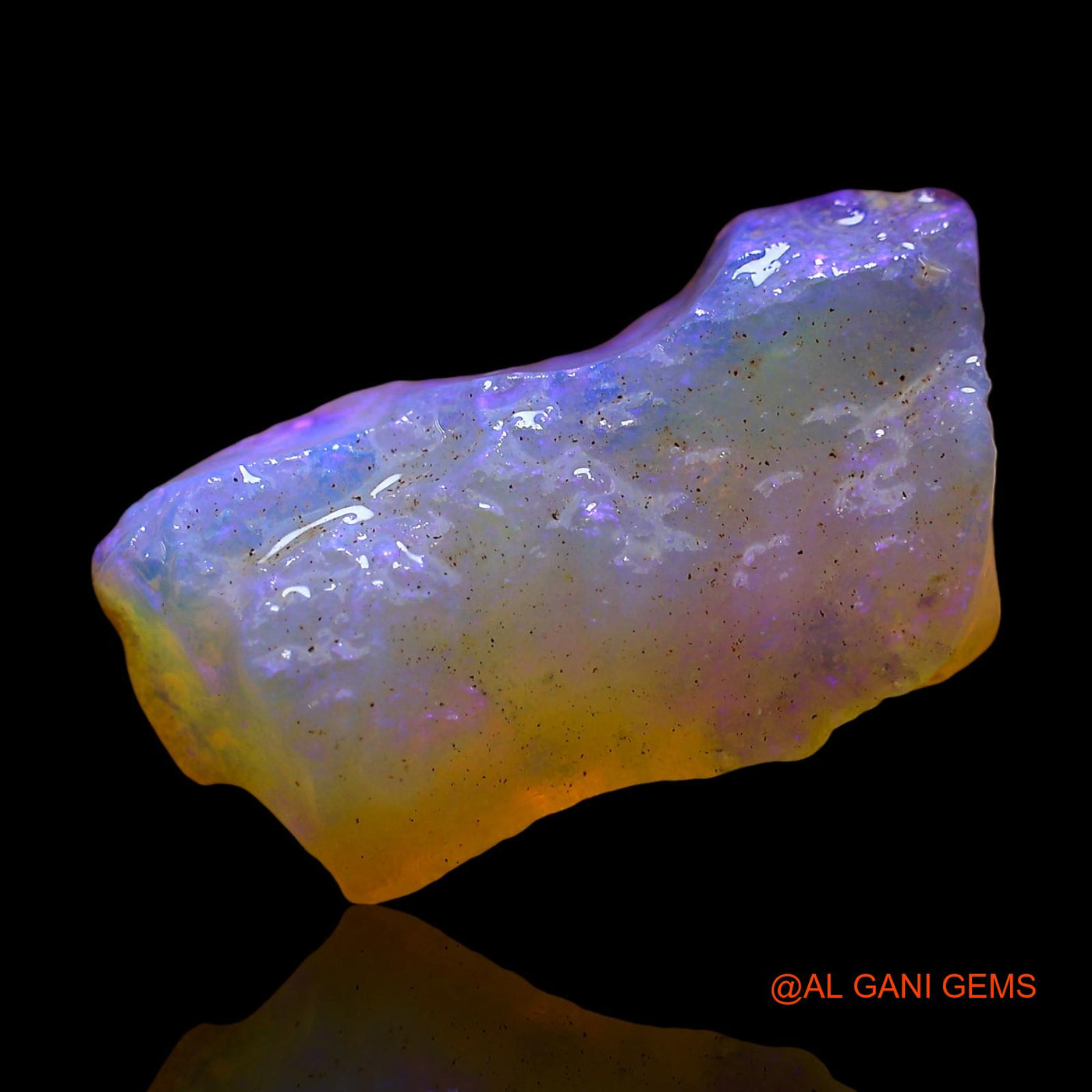 7.00 Cts Natural Australian Fire Opal Loose Gemstone Fancy Rough 20x11x7 mm RD-852