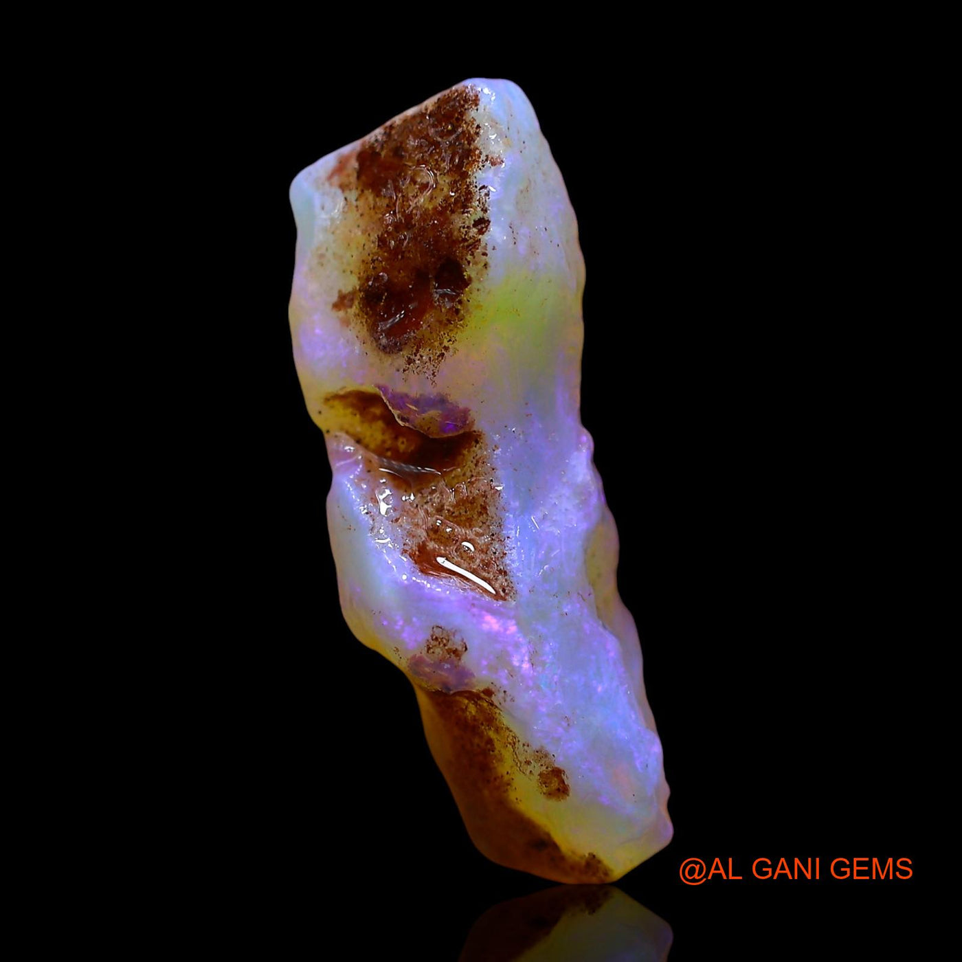 7.00 Cts Natural Australian Fire Opal Loose Gemstone Fancy Rough 20x11x7 mm RD-852