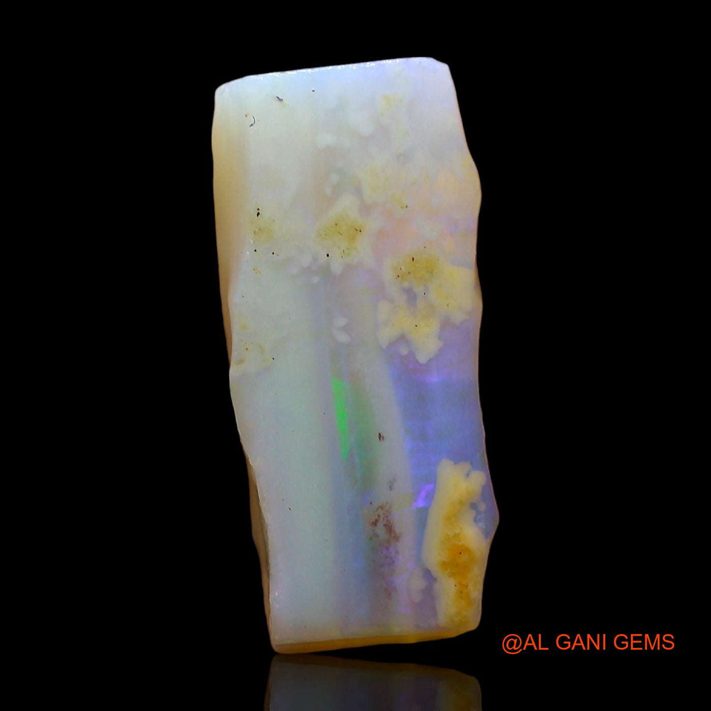Natural Fire Opal Gemstone 5.00 Cts Loose Fancy Rough From Australia 17x8x5 mm RD-855