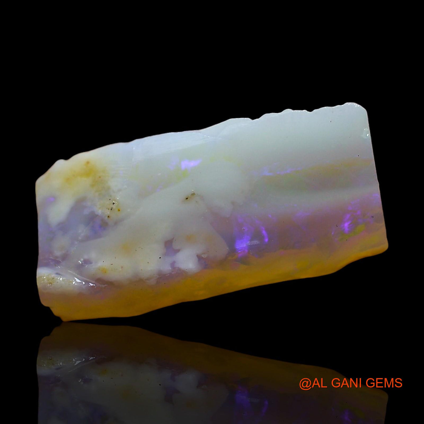Natural Fire Opal Gemstone 5.00 Cts Loose Fancy Rough From Australia 17x8x5 mm RD-855
