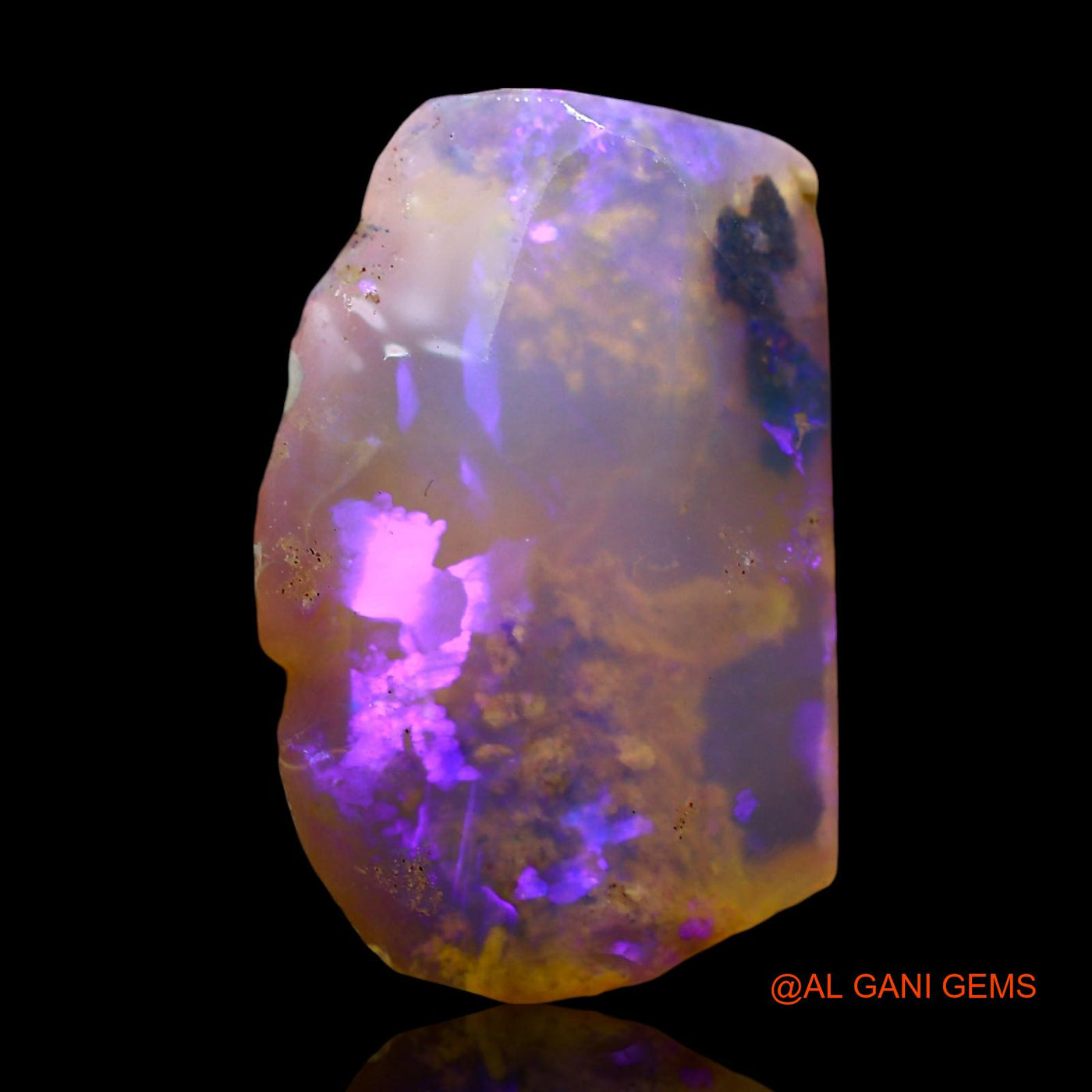 6.00 Cts Unheated Australian Fire Opal Loose Gemstone Fancy Rough Natural 20x12x4 mm RD-856