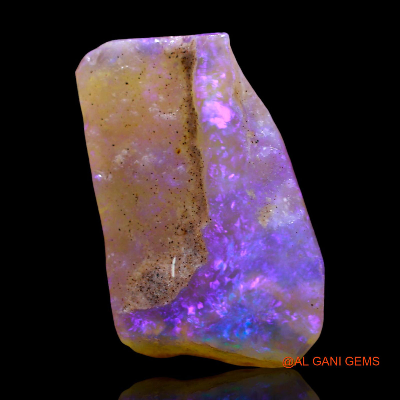 5.00 Cts Natural Australian Fire Opal Loose Gemstone Fancy Rough 18x12x4 mm RD-857
