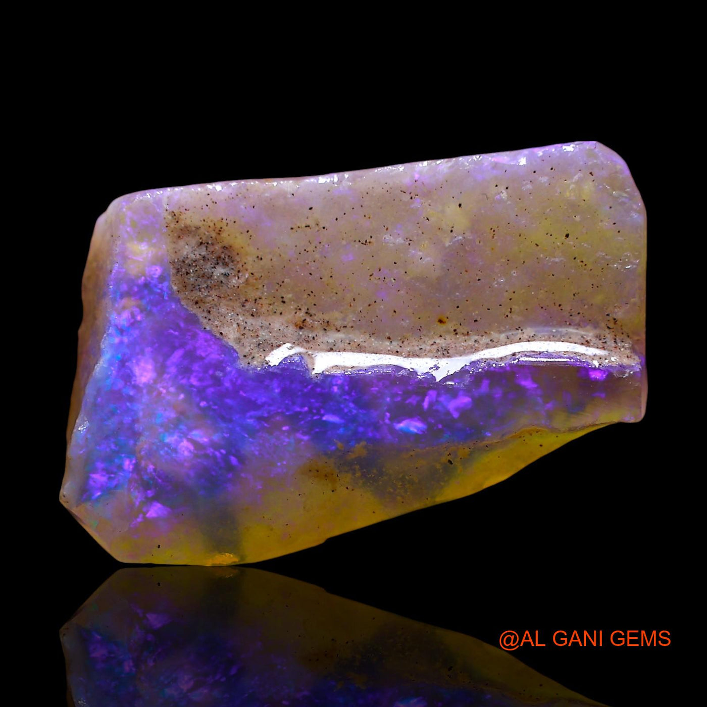 5.00 Cts Natural Australian Fire Opal Loose Gemstone Fancy Rough 18x12x4 mm RD-857