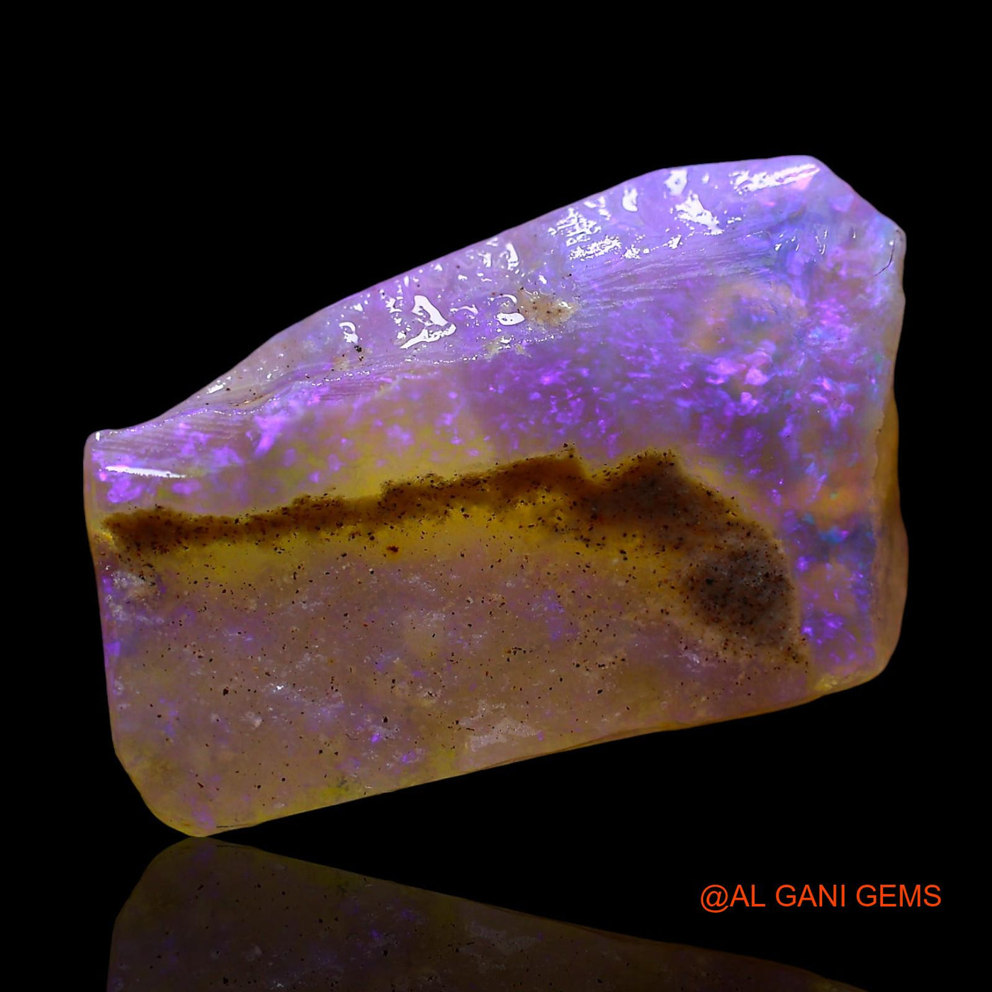 5.00 Cts Natural Australian Fire Opal Loose Gemstone Fancy Rough 18x12x4 mm RD-857