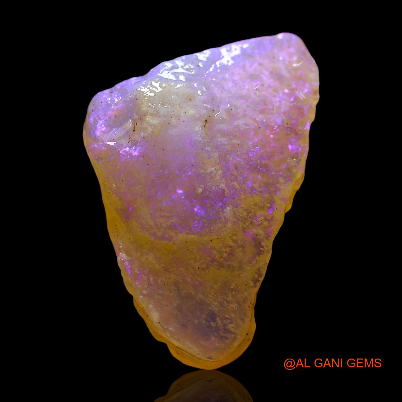 5.00 Cts Natural Australian Fire Opal Loose Gemstone Fancy Rough 21x13x5 mm RD-861