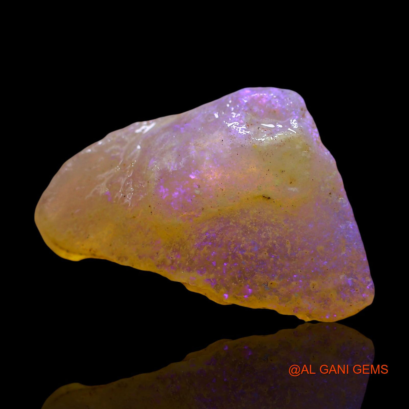 5.00 Cts Natural Australian Fire Opal Loose Gemstone Fancy Rough 21x13x5 mm RD-861