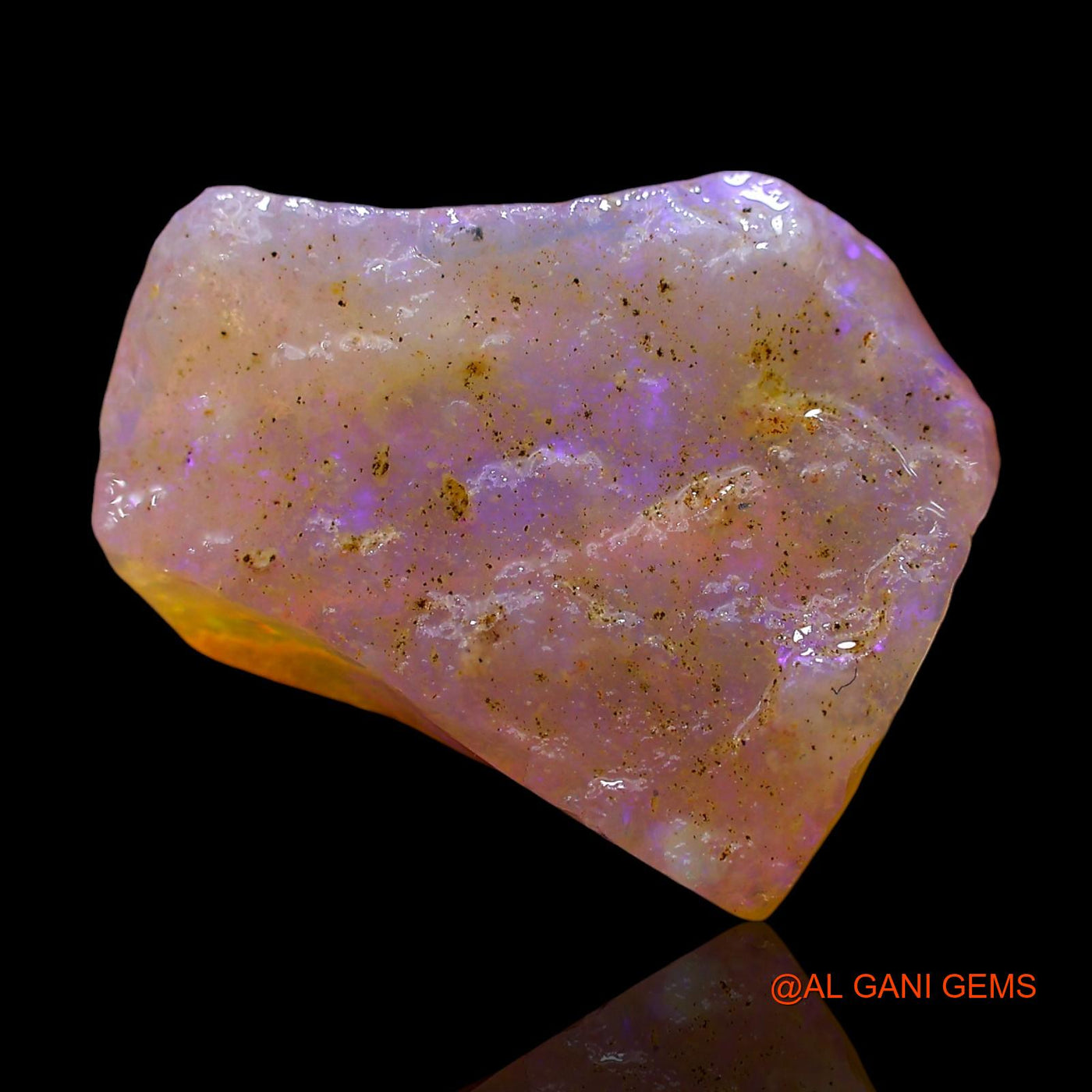 7.00 Cts Natural Australian Fire Opal Loose Gemstone Fancy Rough 17x13x5 mm RD-862