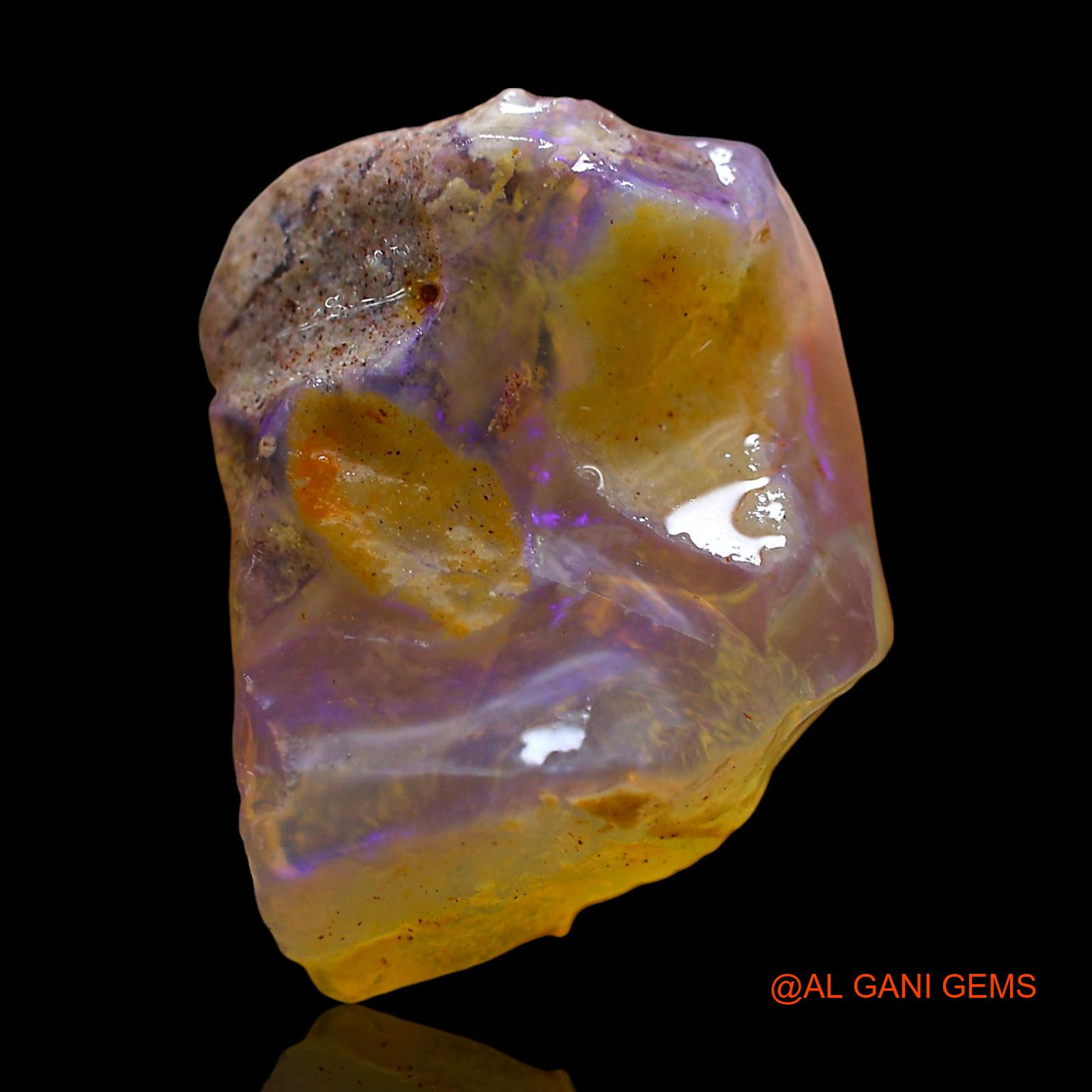 9.00 Cts Natural Australian Fire Opal Loose Gemstone Fancy Rough 16x13x7 mm RD-863