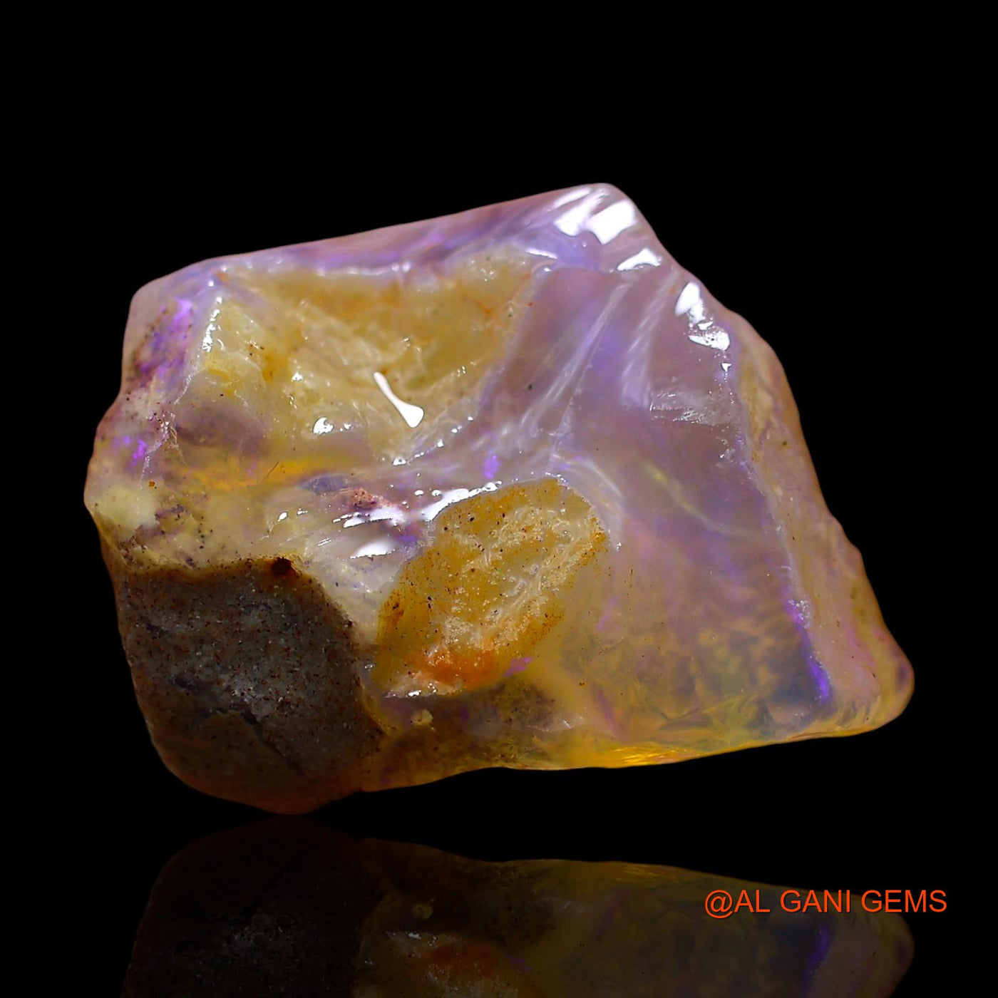 9.00 Cts Natural Australian Fire Opal Loose Gemstone Fancy Rough 16x13x7 mm RD-863