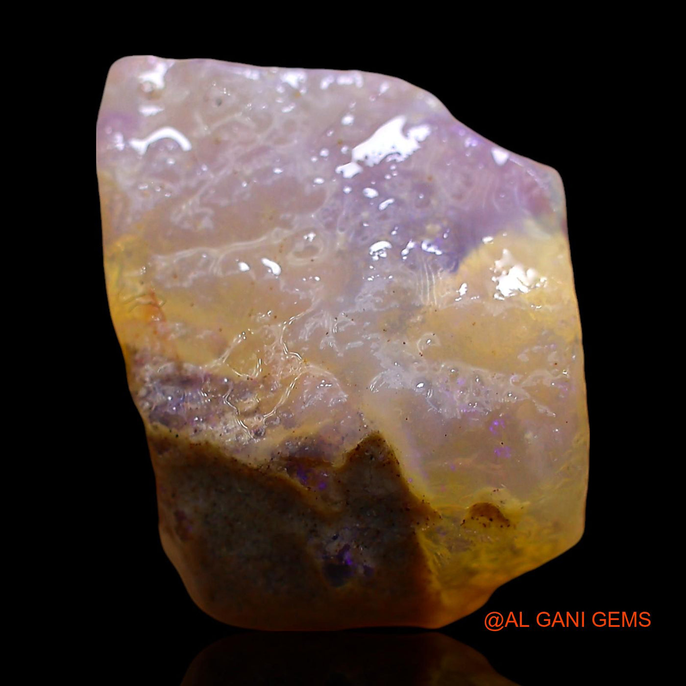 9.00 Cts Natural Australian Fire Opal Loose Gemstone Fancy Rough 16x13x7 mm RD-863