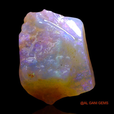 Natural Untreated Fire Opal Loose Gemstone Fancy Rough From Australia 8.00 Cts 17x13x7 mm RD-864