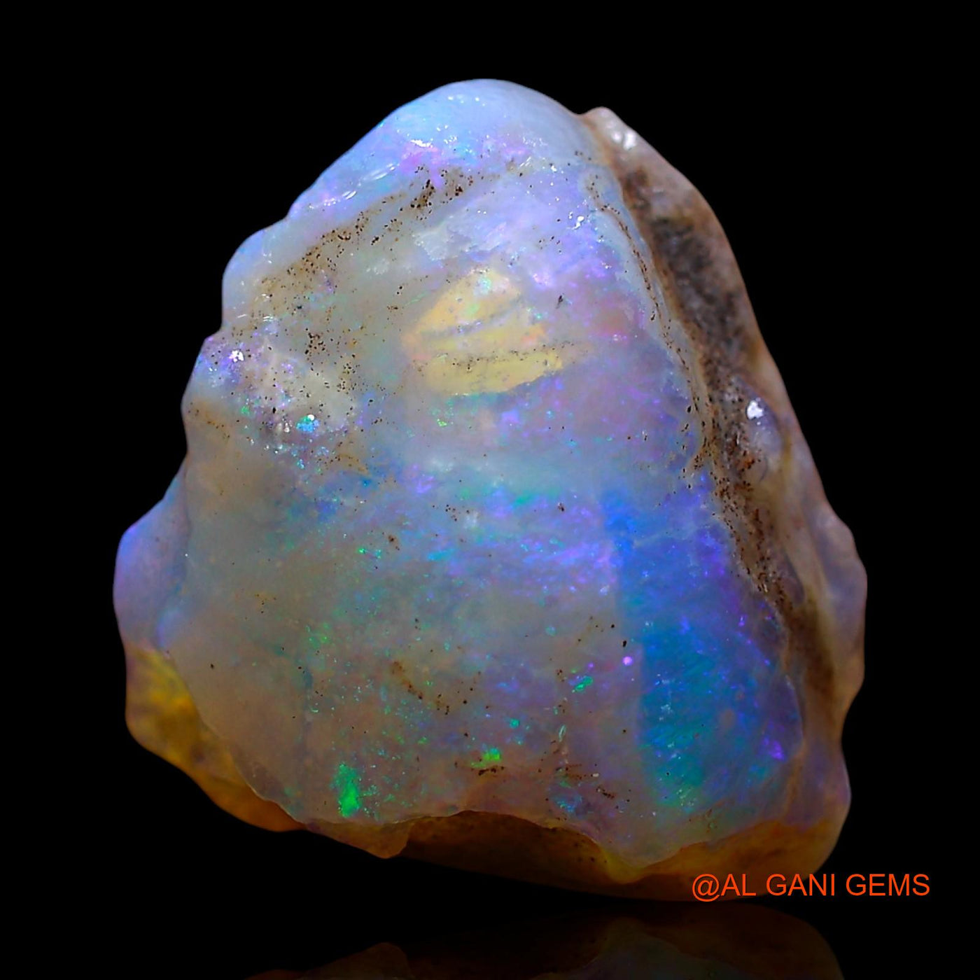9.00 Cts Natural Australian Fire Opal Loose Gemstone Fancy Rough 17x14x8 mm RD-867