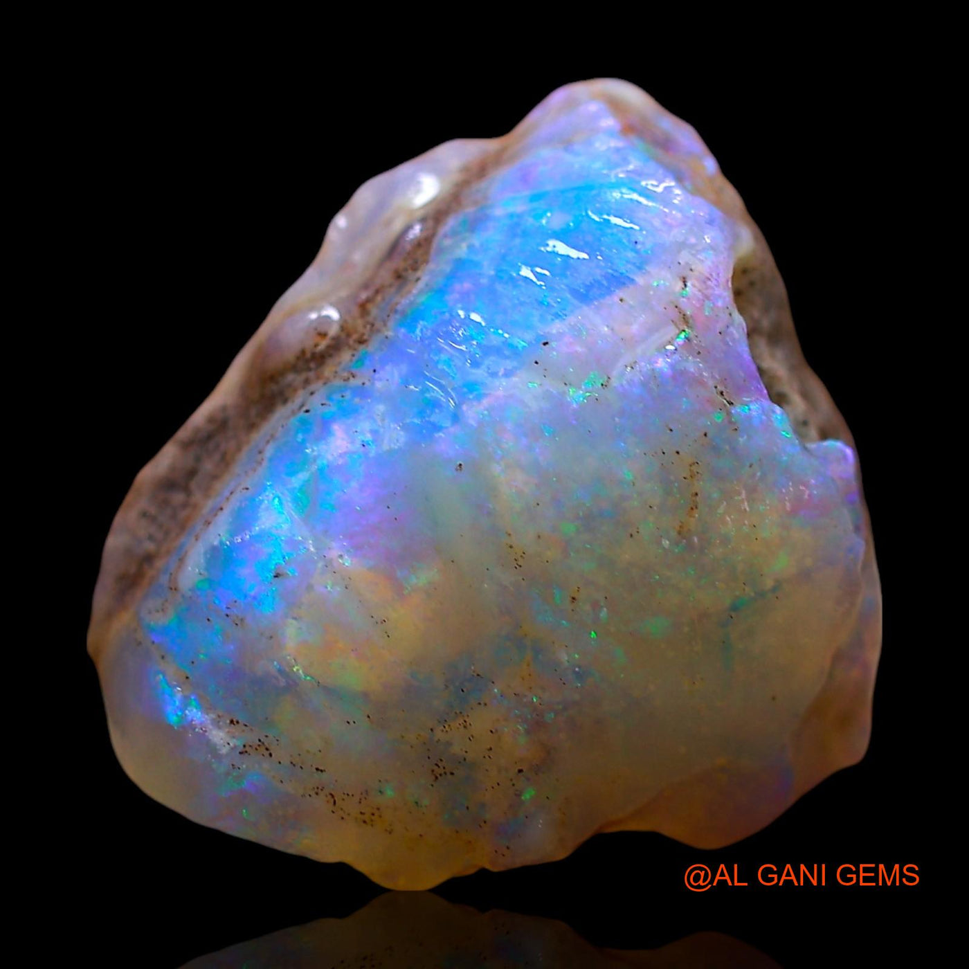 9.00 Cts Natural Australian Fire Opal Loose Gemstone Fancy Rough 17x14x8 mm RD-867