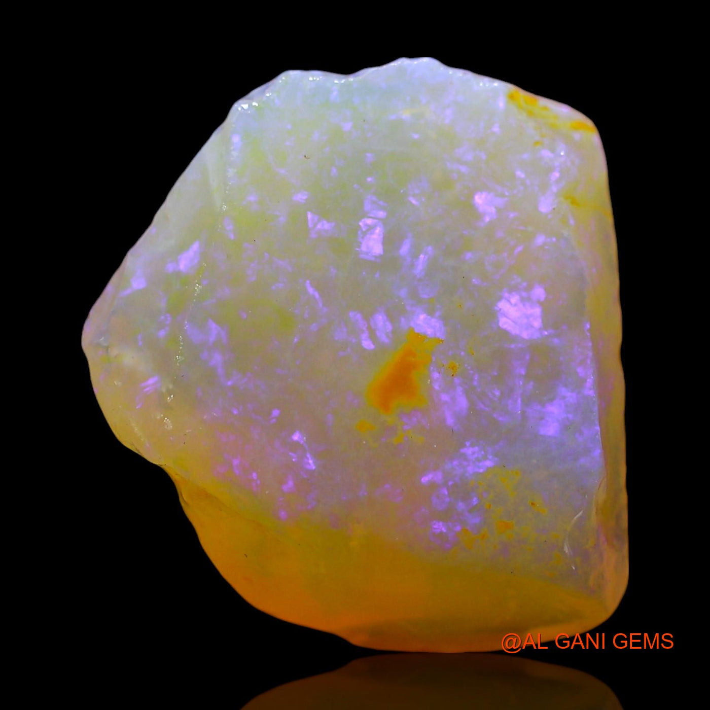 8.00 Cts Unheated Australian Fire Opal Loose Gemstone Fancy Rough Natural 15x14x7 mm RD-868
