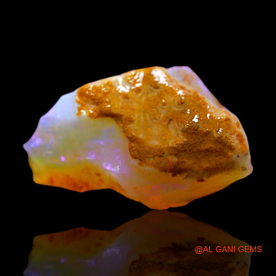 8.00 Cts Natural Australian Fire Opal Loose Gemstone Fancy Rough 17x11x7 mm RD-869