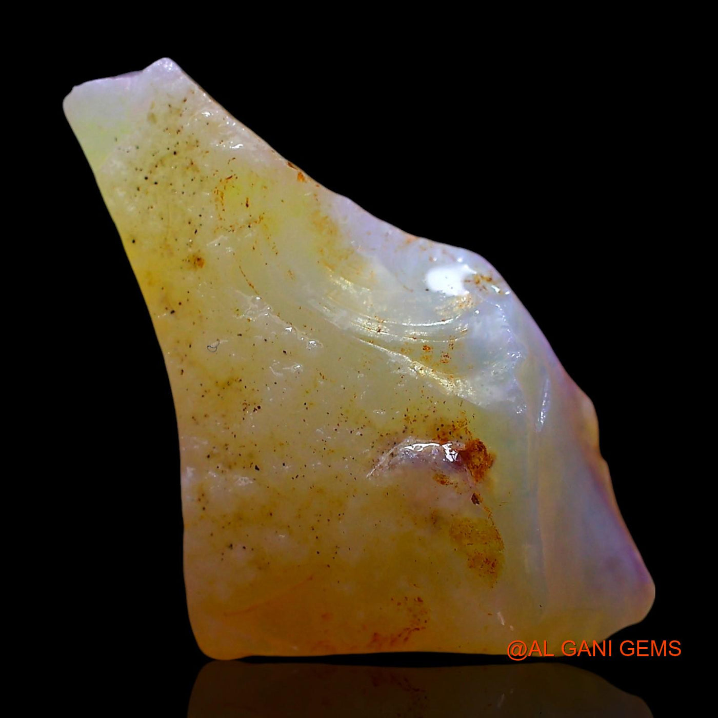 8.00 Cts Natural Australian Fire Opal Loose Gemstone Fancy Rough 17x11x7 mm RD-869