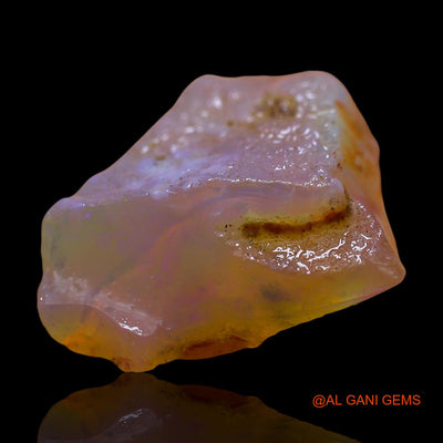 Natural Untreated Fire Opal Loose Gemstone Fancy Rough From Australia 7.00 Cts 17x14x6 mm RD-870