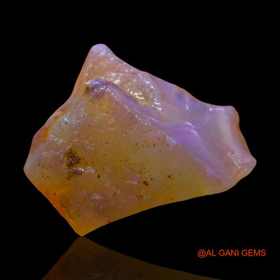 Natural Untreated Fire Opal Loose Gemstone Fancy Rough From Australia 7.00 Cts 17x14x6 mm RD-870