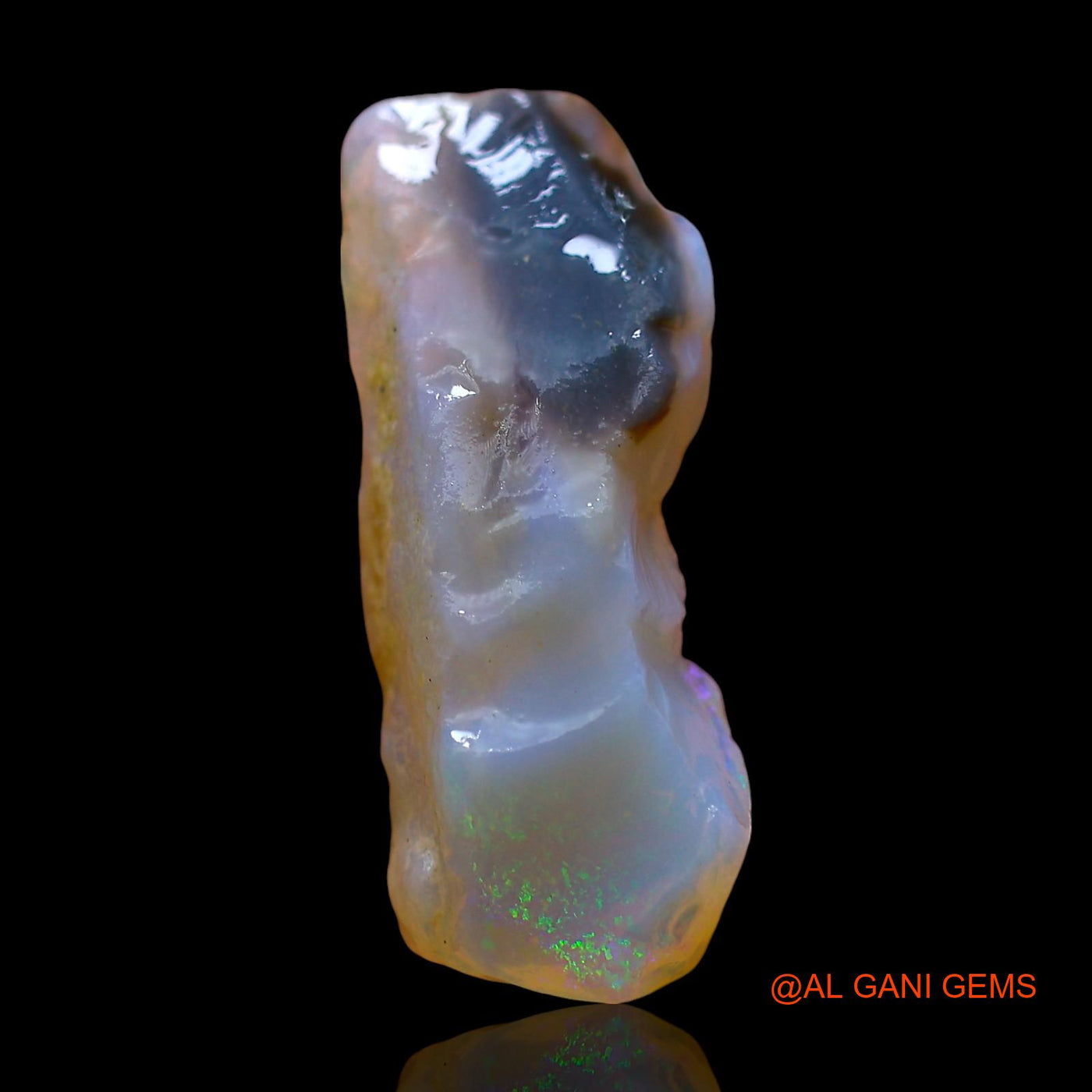 Natural Untreated Fire Opal Loose Gemstone Fancy Rough From Australia 5.00 Cts 20x8x5 mm RD-871