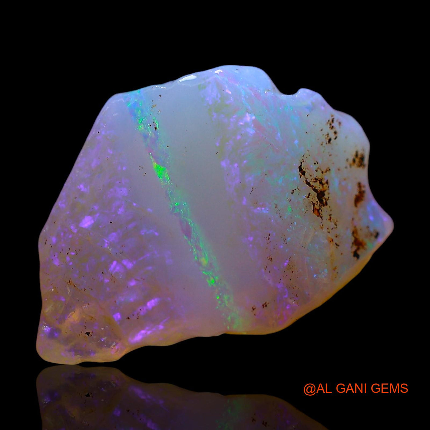 Natural Untreated Fire Opal Loose Gemstone Fancy Rough From Australia 6.00 Cts 17x14x6 mm RD-876