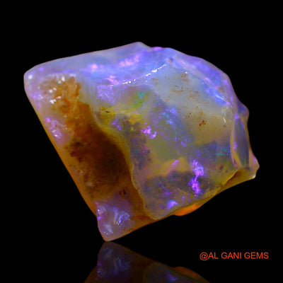 8.00 Cts Natural Australian Fire Opal Loose Gemstone Fancy Rough 15x13x8 mm RD-879