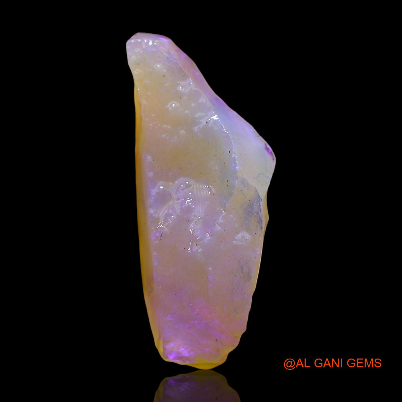 5.00 Cts Natural Australian Fire Opal Loose Gemstone Fancy Rough 22x9x5 mm RD-881