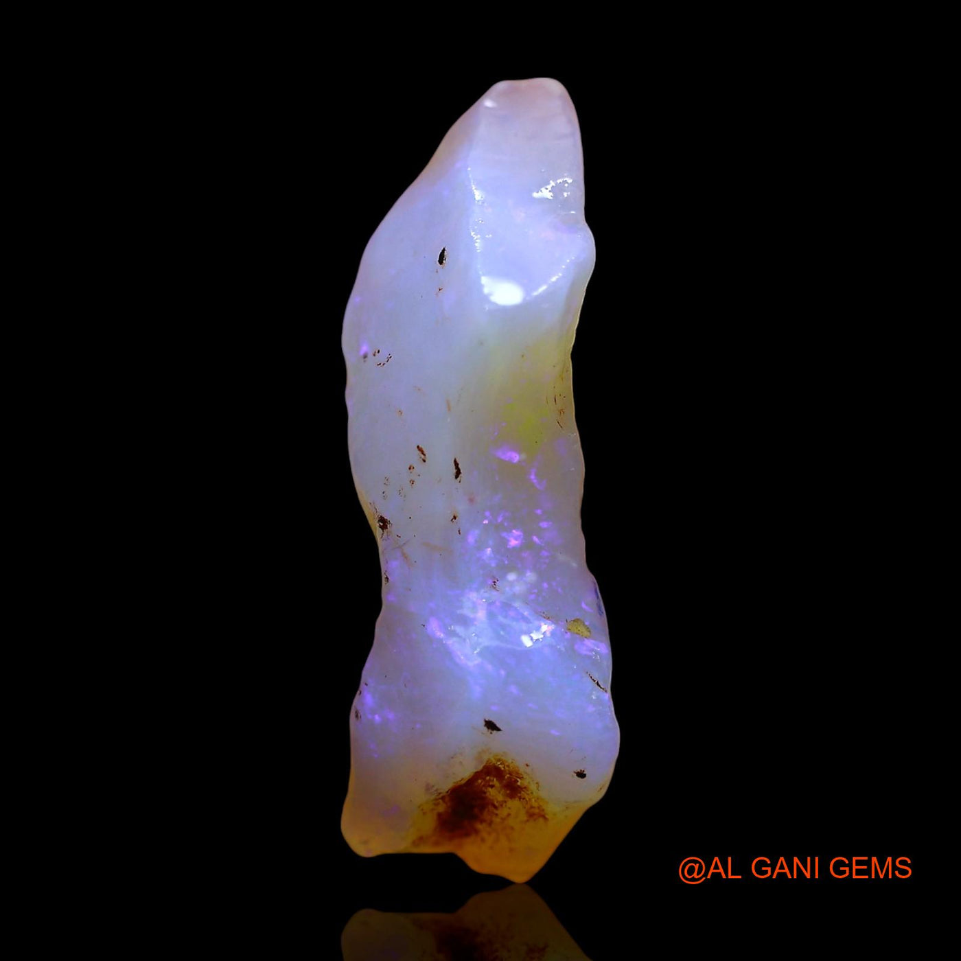 Natural Untreated Fire Opal Loose Gemstone Fancy Rough From Australia 6.00 Cts 20x10x6 mm RD-882