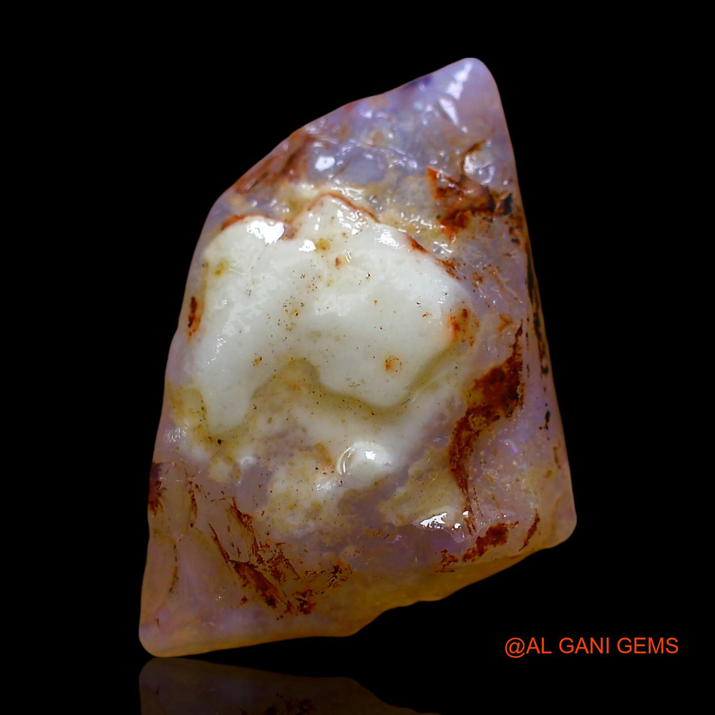 5.00 Cts Natural Australian Fire Opal Loose Gemstone Fancy Rough 19x12x6 mm RD-883