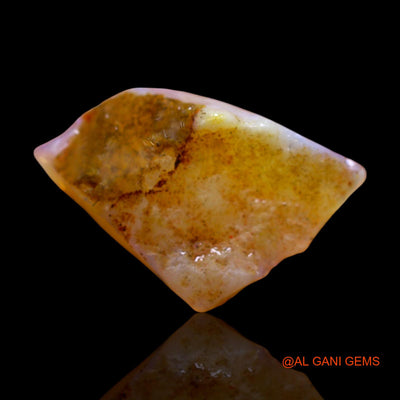 5.00 Cts Natural Australian Fire Opal Loose Gemstone Fancy Rough 19x12x6 mm RD-883