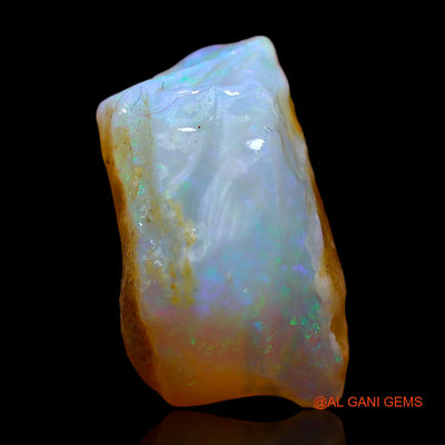 Natural Untreated Fire Opal Loose Gemstone Fancy Rough From Australia 8.00 Cts 17x10x8 mm RD-887