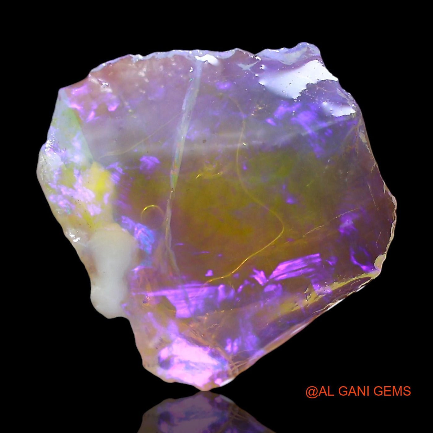 3.00 Cts Natural Australian Fire Opal Loose Gemstone Fancy Rough 14x13x4 mm RD-896