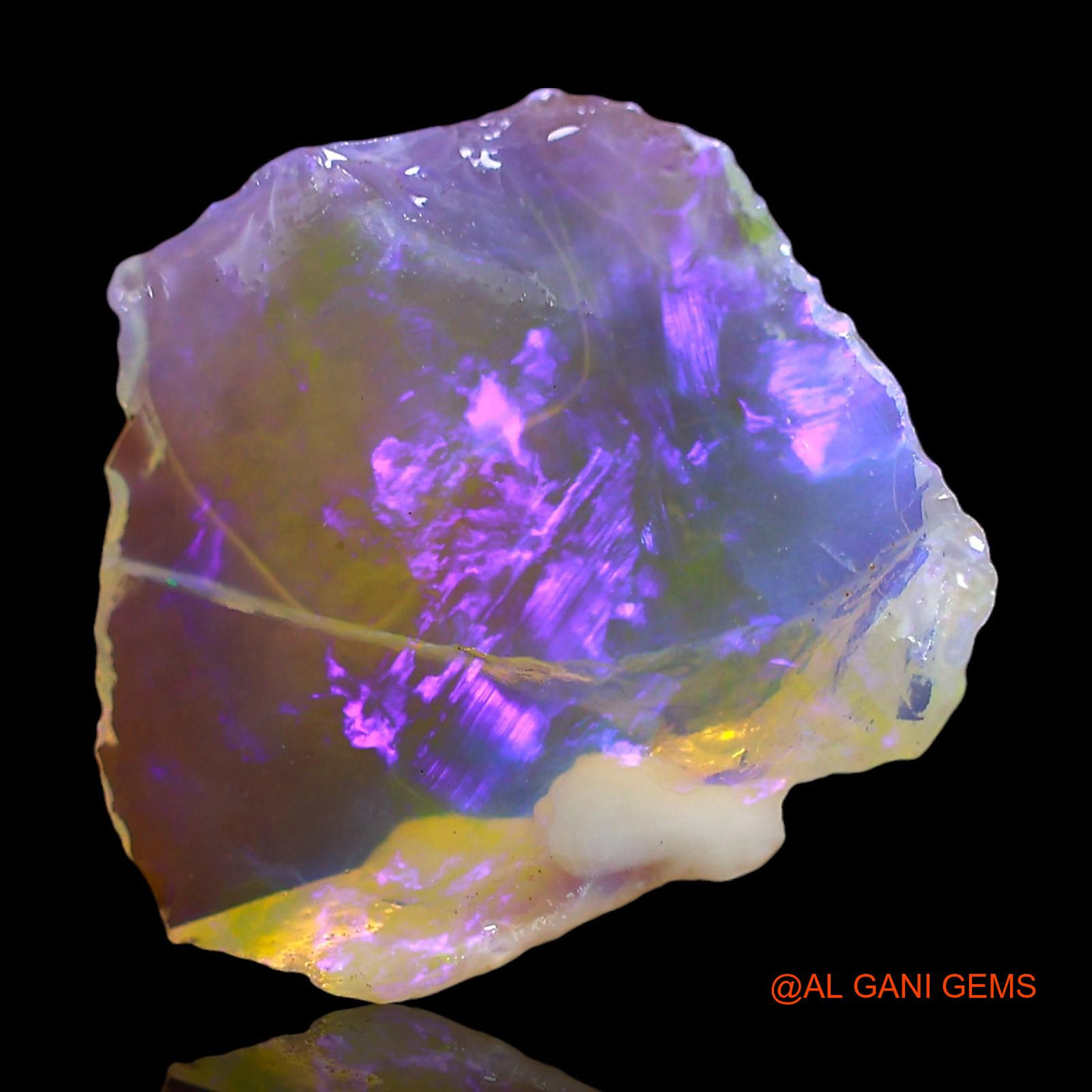3.00 Cts Natural Australian Fire Opal Loose Gemstone Fancy Rough 14x13x4 mm RD-896