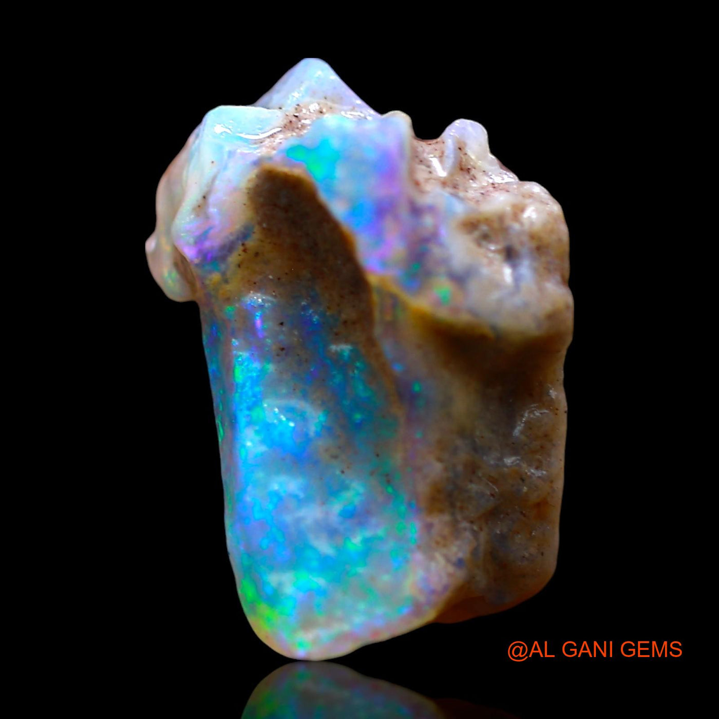 6.00 Cts Natural Australian Fire Opal Loose Gemstone Fancy Rough 16x11x9 mm RD-898