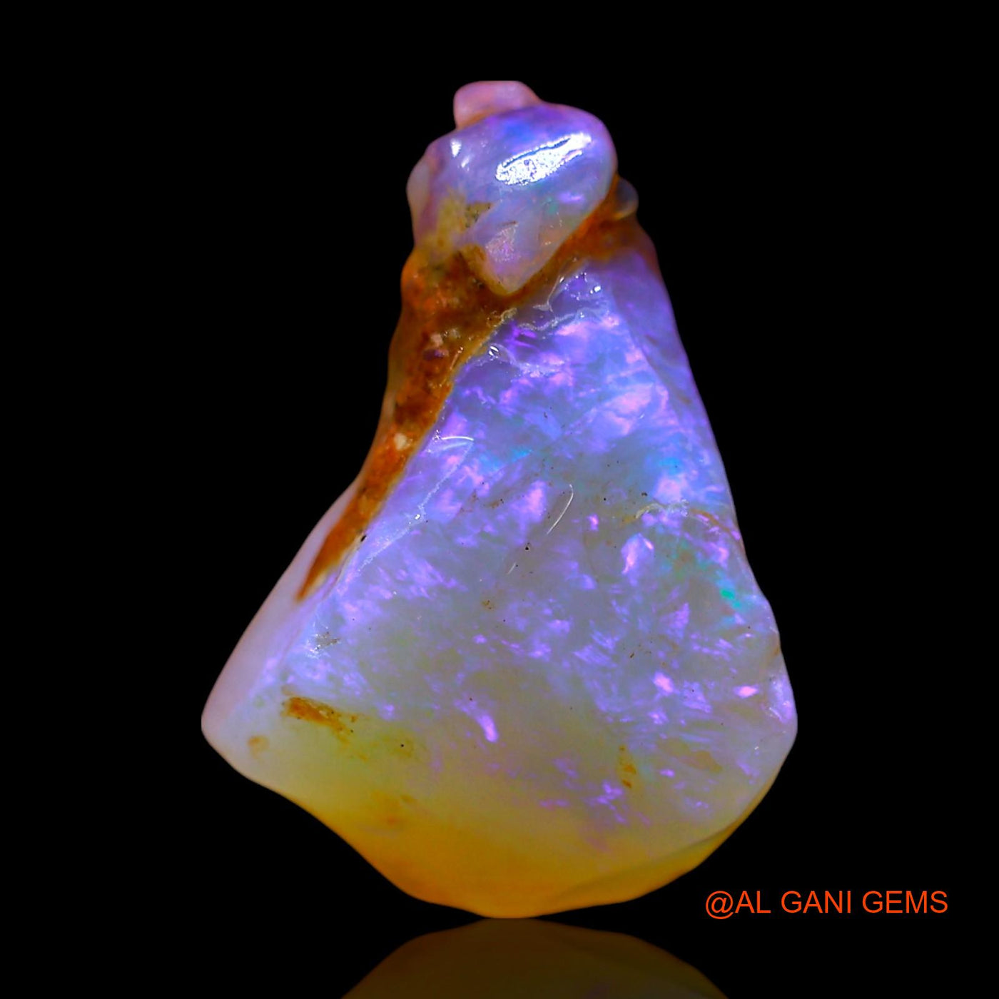 6.00 Cts Natural Australian Fire Opal Loose Gemstone Fancy Rough 16x12x7 mm RD-900