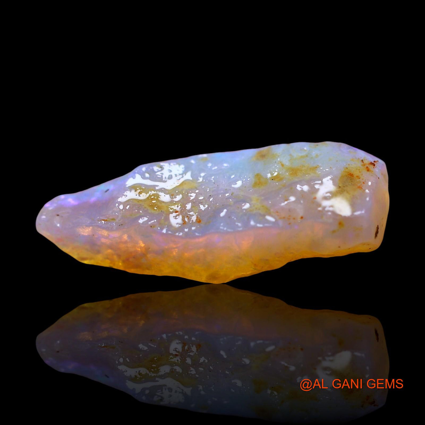 4.00 Cts Natural Australian Fire Opal Loose Gemstone Fancy Rough 21x8x4 mm RD-901