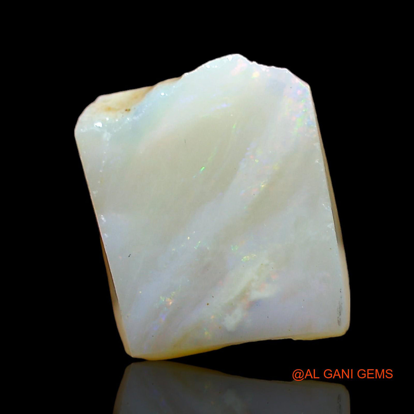 Natural Untreated Fire Opal Loose Gemstone Fancy Rough From Australia 3.00 Cts 11x9x4 mm RD-90
