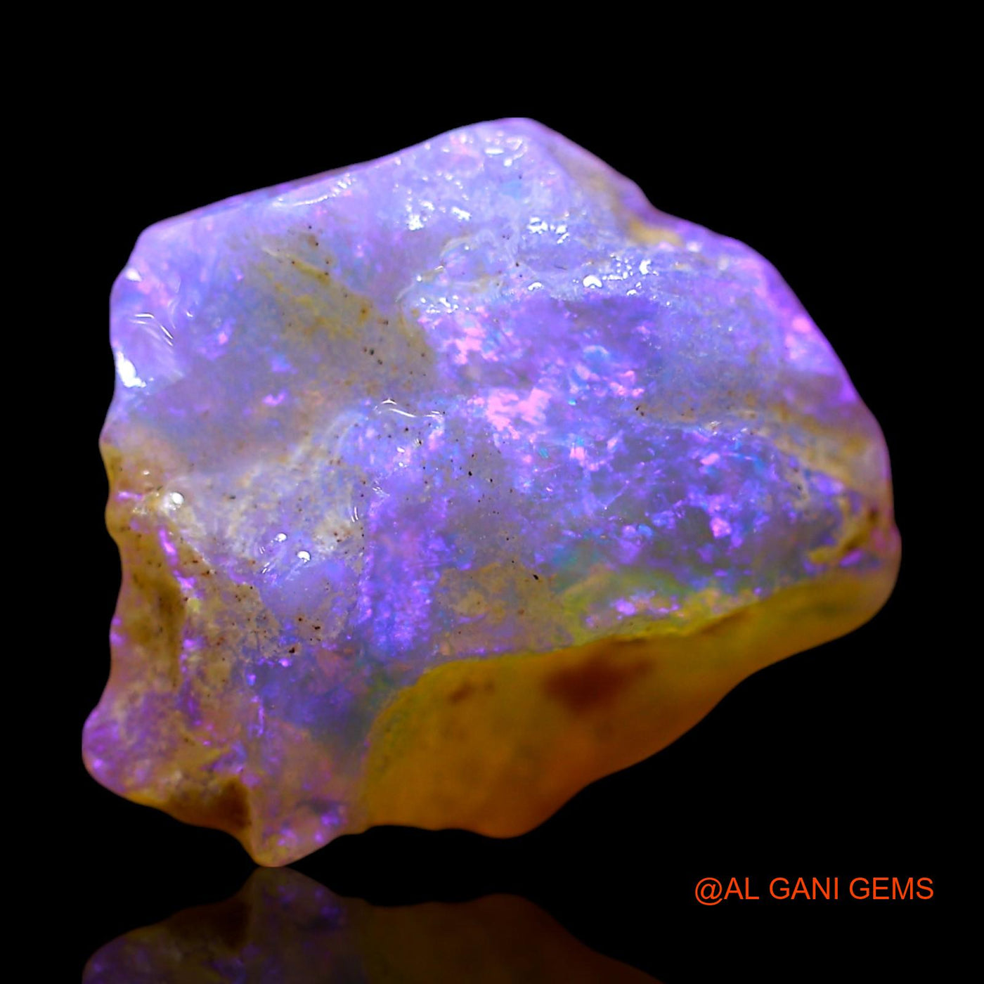 Natural Untreated Fire Opal Loose Gemstone Fancy Rough From Australia 6.00 Cts 16x14x7 mm RD-910