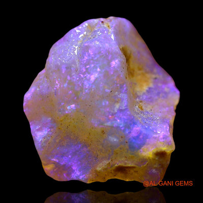 Natural Untreated Fire Opal Loose Gemstone Fancy Rough From Australia 6.00 Cts 16x14x7 mm RD-910