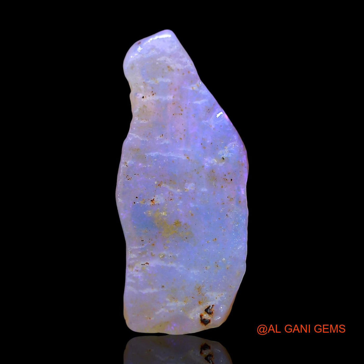 Natural Untreated Fire Opal Loose Gemstone Fancy Rough From Australia 4.00 Cts 18x8x5 mm RD-917