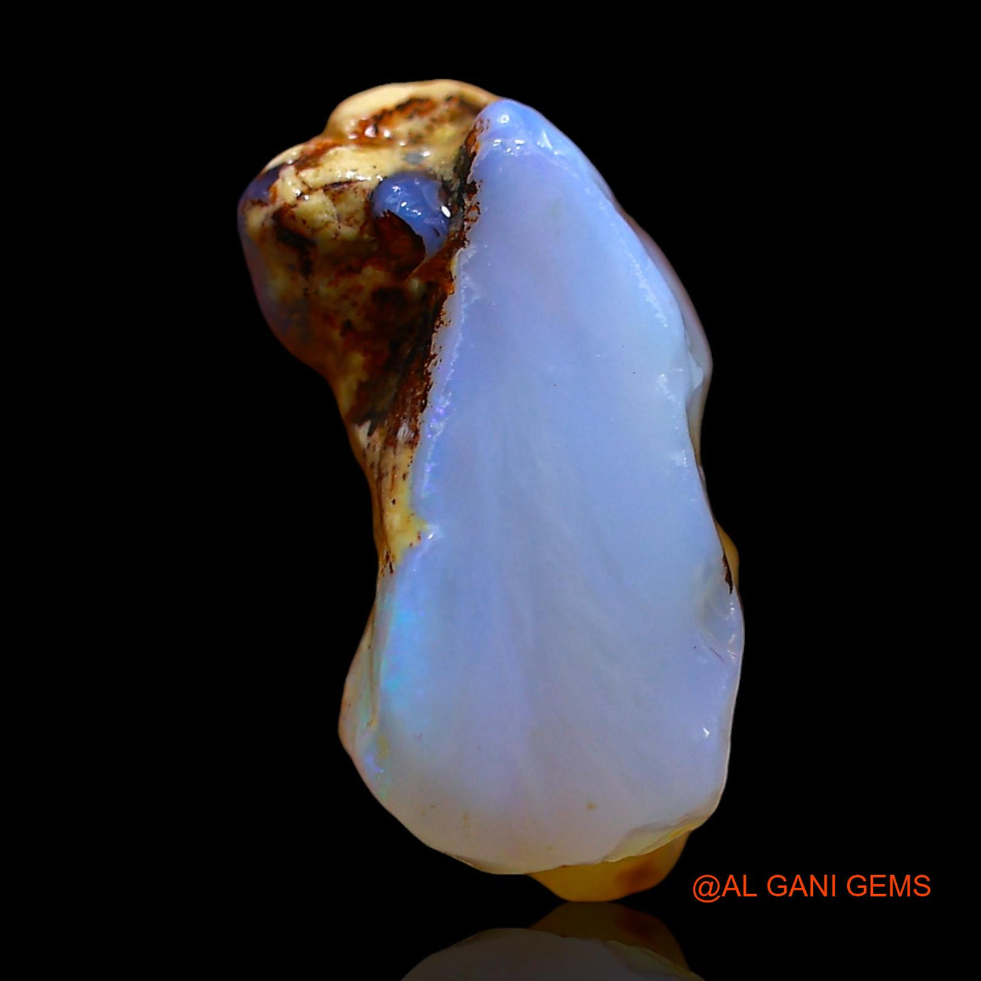 6.00 Cts Natural Australian Fire Opal Loose Gemstone Fancy Rough 15x10x7 mm RD-919