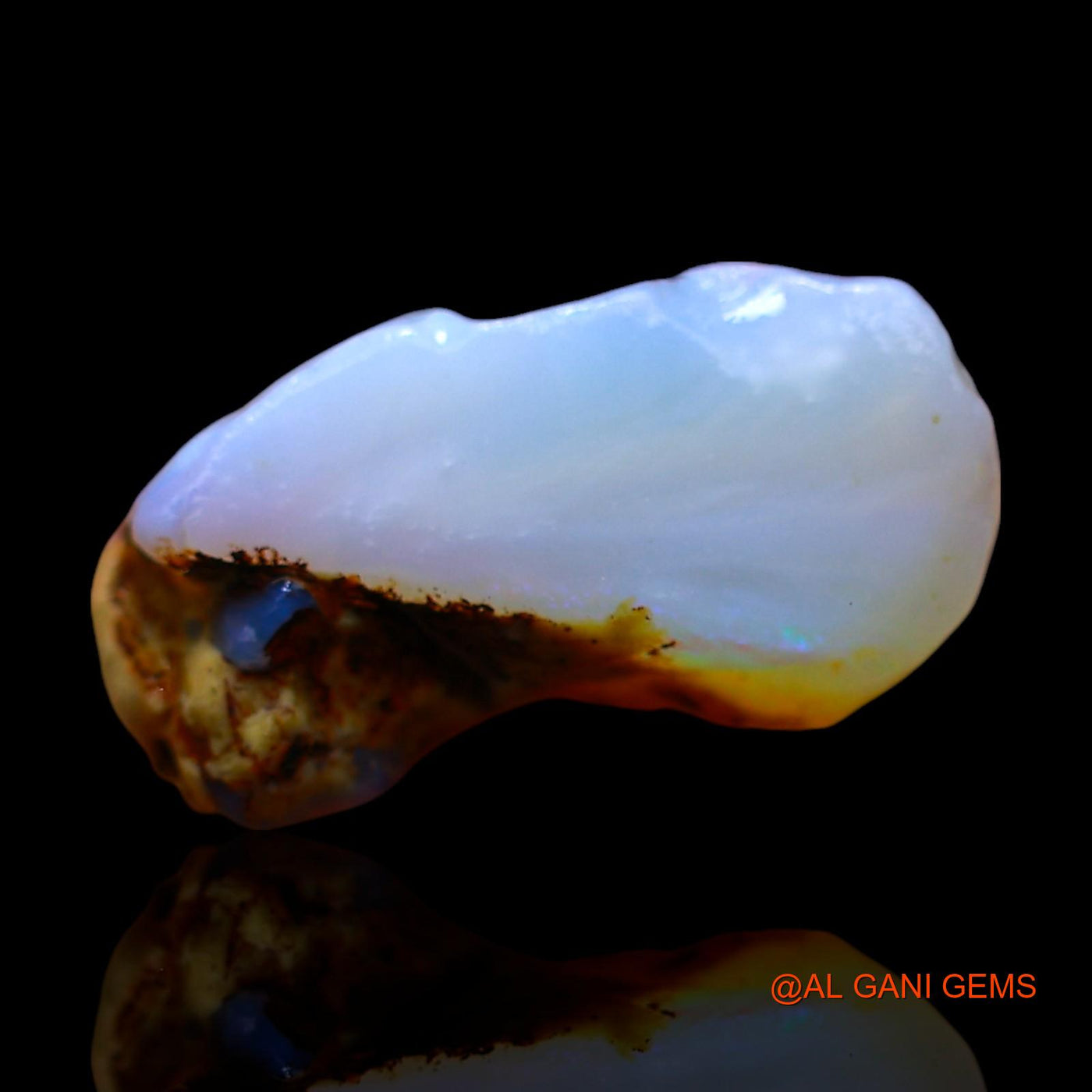 6.00 Cts Natural Australian Fire Opal Loose Gemstone Fancy Rough 15x10x7 mm RD-919